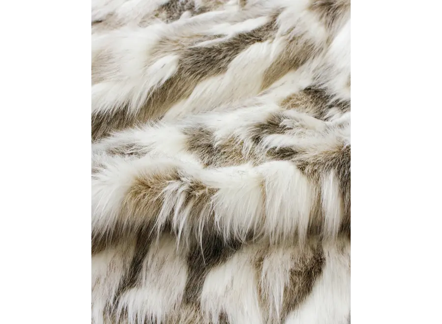 Fur plaid 'Snowshoe Hare'