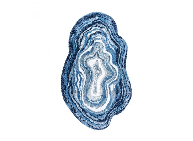 Badmat 'Agate' - Blue