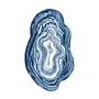 Tapis de bain 'Agate' - Blue