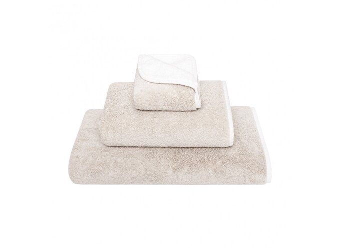 Towel 'Bicolore' - Fog/Snow