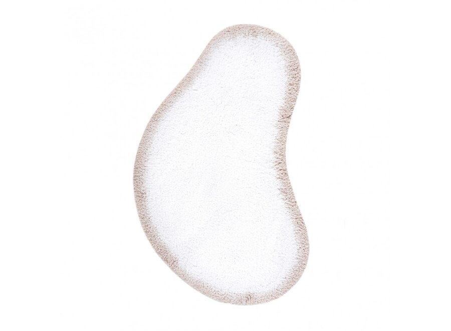 Bathmat 'Maiko' - White/Fog