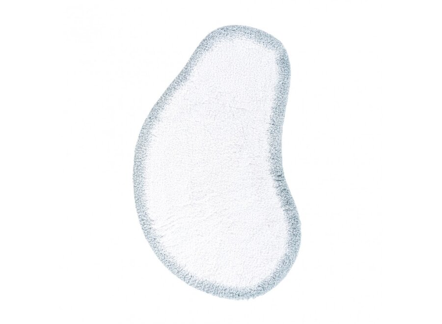 Tapis de bain 'Maiko' - White/Sea Mist