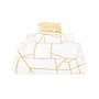 Serviette 'Amalia' - White/Gold