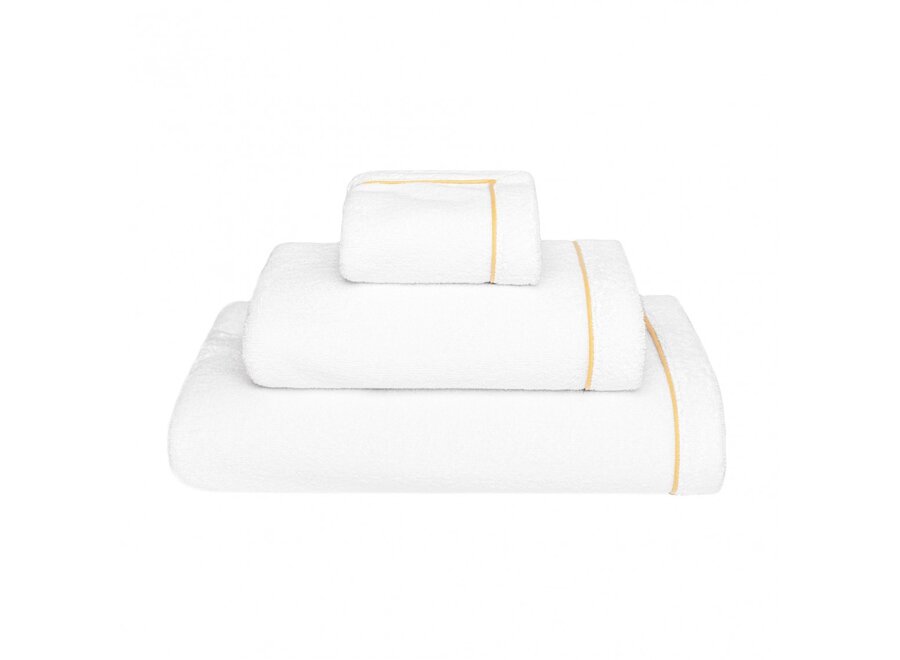 Towel 'Continental' - White/Gold