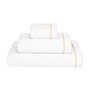 Serviette 'Continental' - White/Gold