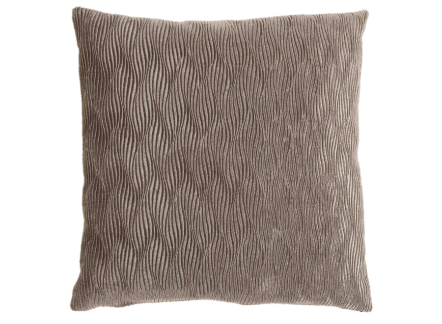 Coussin décoratif Rachele Taupe