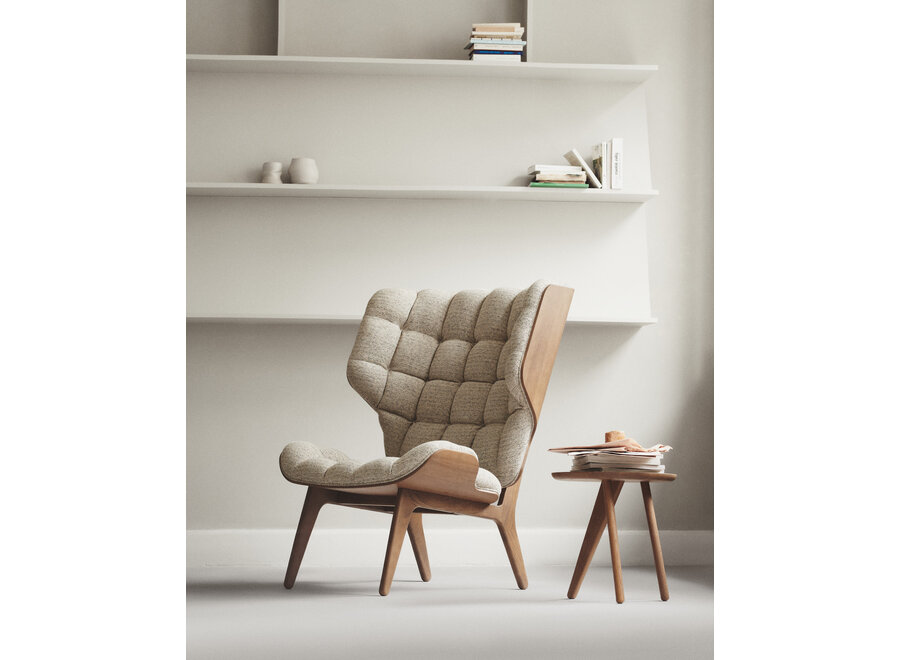Side table 'Fin' - Smoked