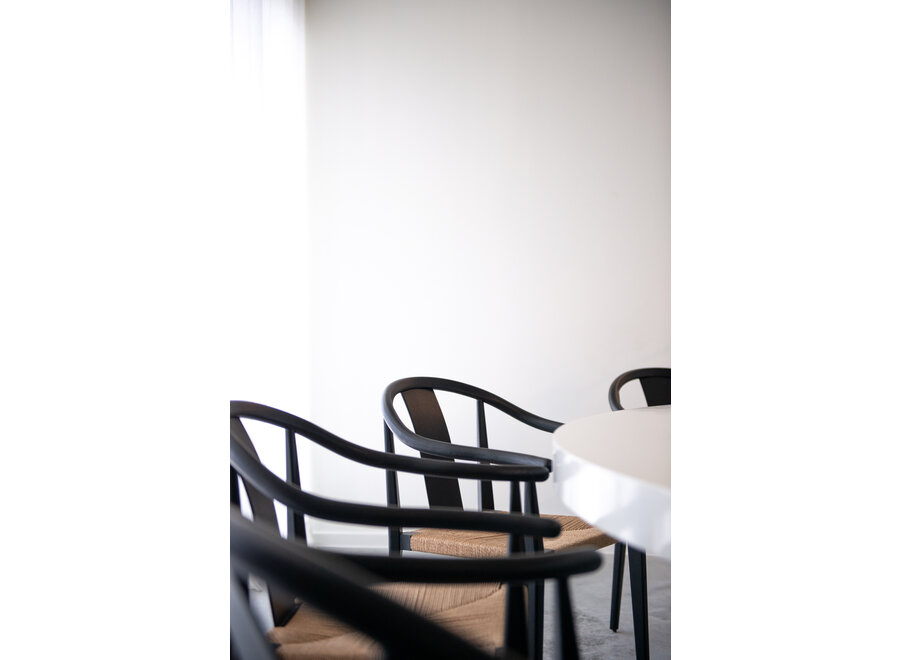 Dining chair Shanghai - Natural/Black