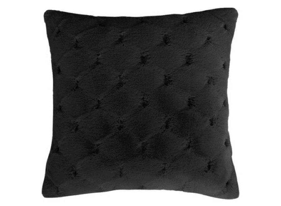 Coussin Fourrure - Valentina Black