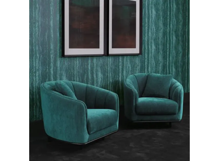 Sessel 'Agostino' - Pavilion sea green