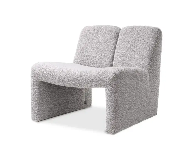 Fauteuil Macintosh - Bouclé gris