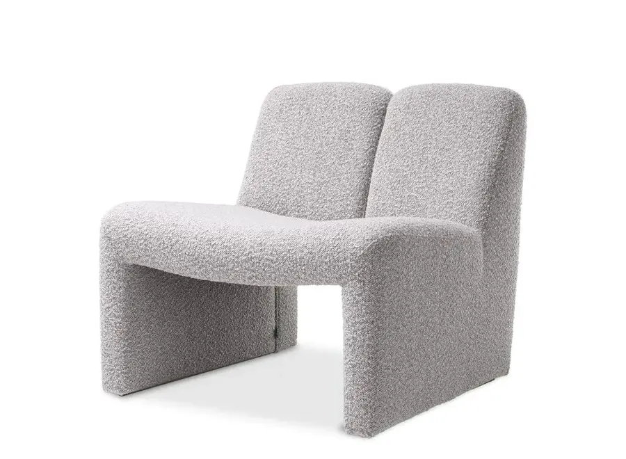 Fauteuil 'Macintosh' - Bouclé grey