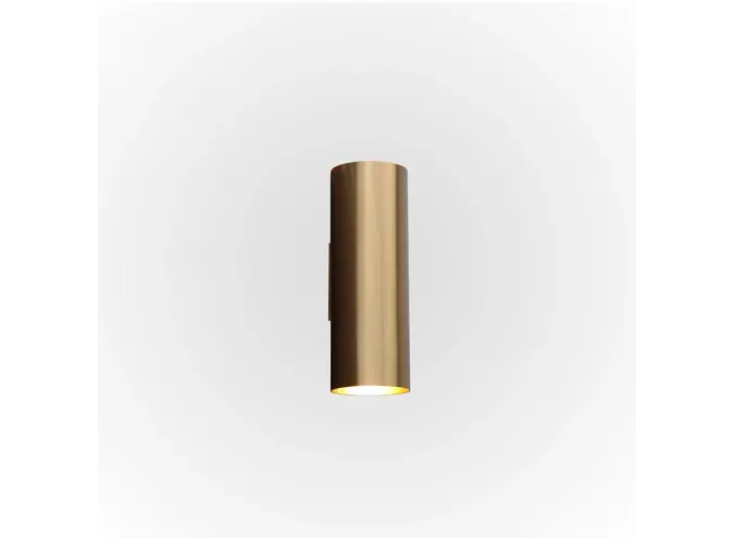 Wall lamp Tubes S - Brass