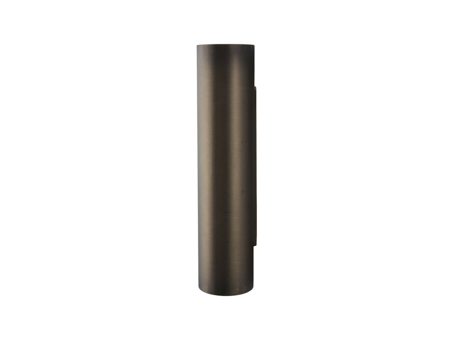 Wandleuchte Tubes M - Bronze