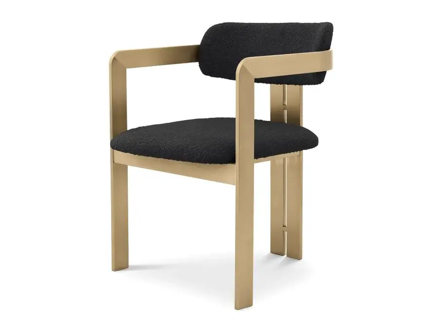 EICHHOLTZ Fauteuil pivotant 'Cupido' - Bouclé cream - Wilhelmina Designs