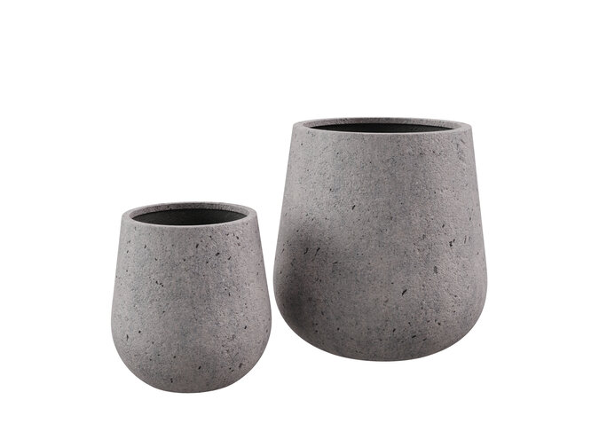 Jardinière 'Olea' - set de 2 - Grey