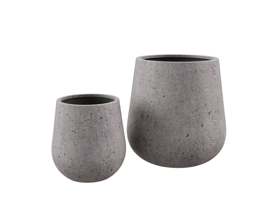 Pflanzer 'Olea' - 2er-Set - Grey