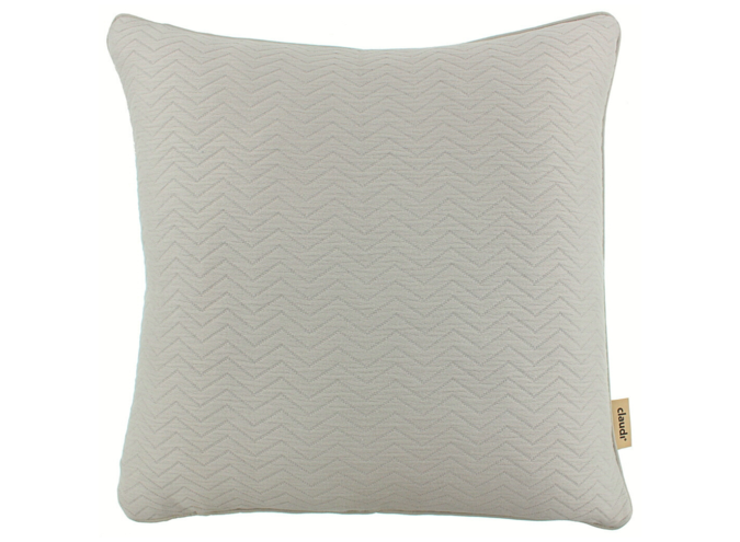 Kissen Zigzag W|Exclusives Grey + Piping