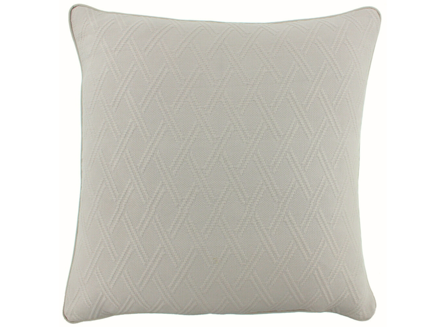 Decorative cushion Ruit W|Exclusives Grey + Piping