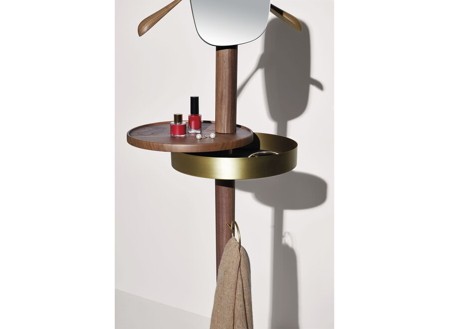 Dressboy 'Galan' Walnut - with mirror