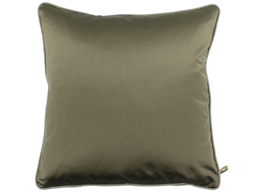 Decorative cushion Dafne Brown 43 + Piping Arletta Sand