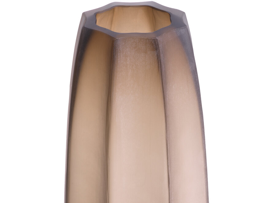 Vase 'Tiara' - L - Brown