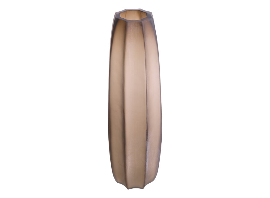 Vase 'Tiara' - L - Brown