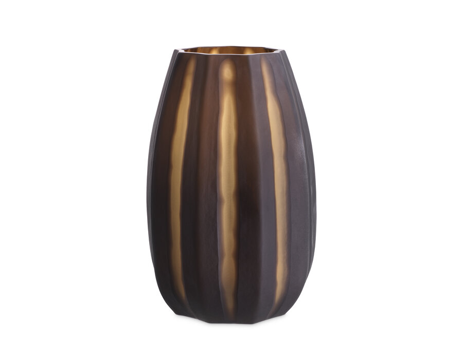 Vase 'Tiara' - S - Dark brown