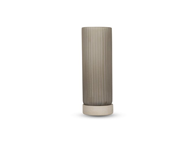 Vase 'Sanidine' M - Smoke