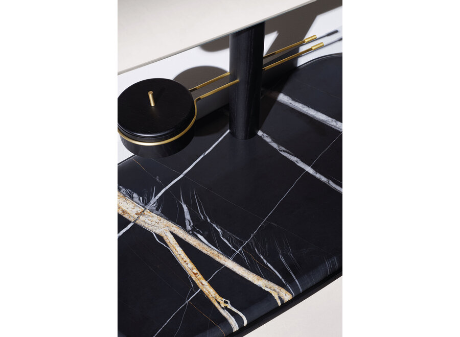 Kaptafel 'Tocador' - Black Marble