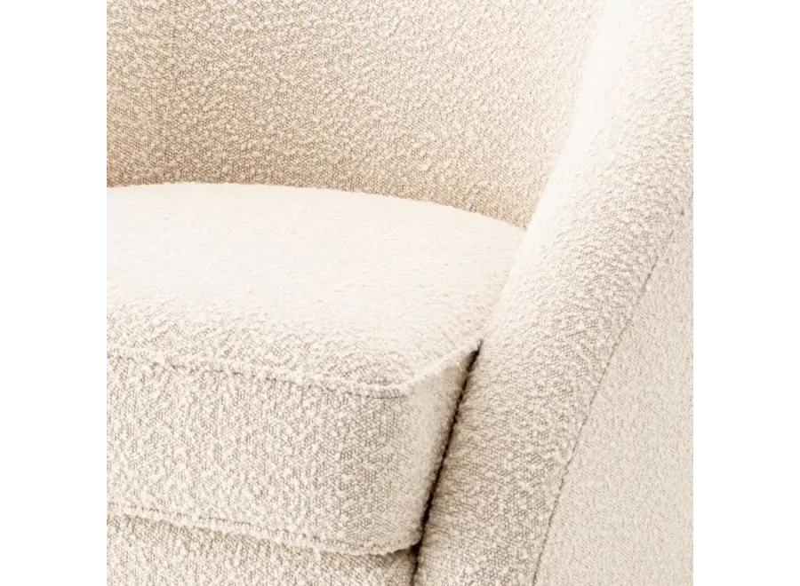 Armchair 'Cruz' - Bouclé cream