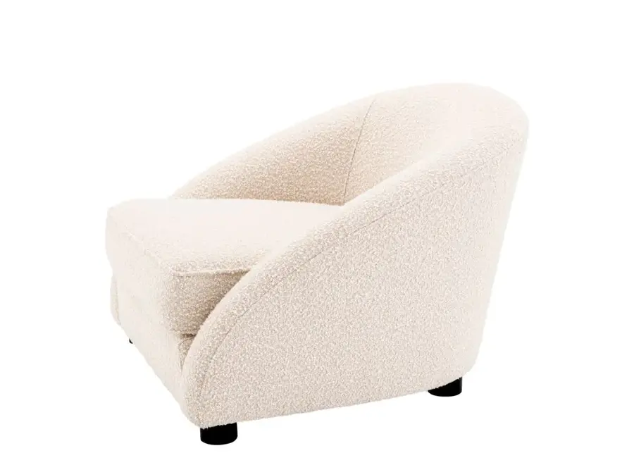 Armchair 'Cruz' - Bouclé cream