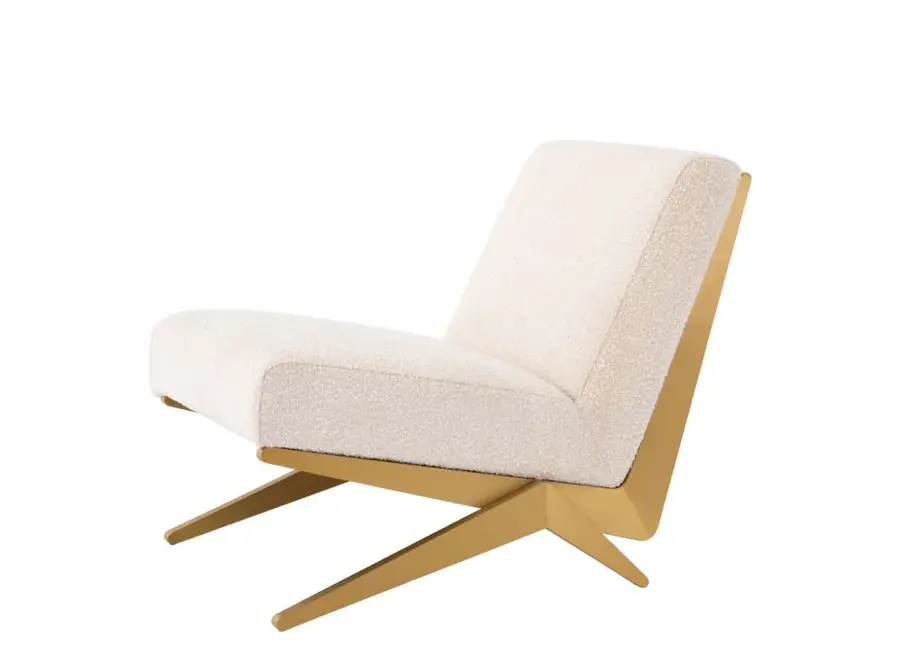 Chair 'Fico' - Bouclé cream