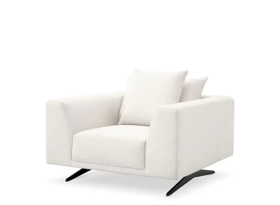 EICHHOLTZ Lounge Sofa 'Aurelio' - Avalon white - Right - Wilhelmina Designs