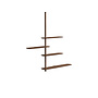 Ceiling shelving 'Unica 6' - Walnut