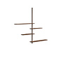 Ceiling shelving 'Unica 7' - Walnut