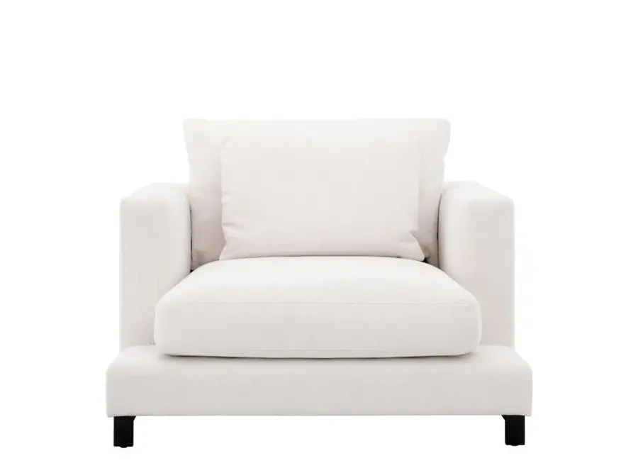 Armchair 'Burbury' - Avalon white