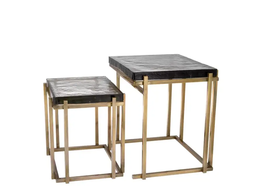 Side table 'Niemeyer' set of 2