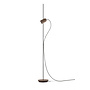 Floor lamp 'Onfa' - Black/Walnut
