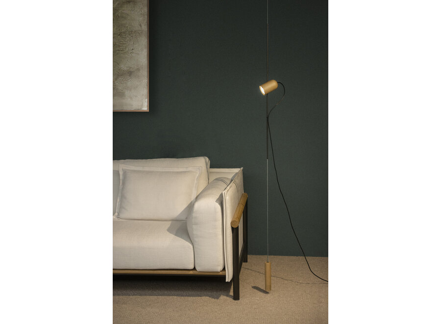 Hanglamp 'Onfa' - Black/Oak