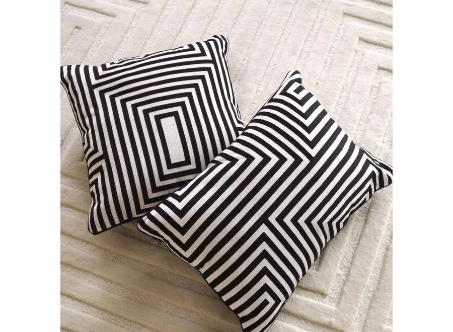 Cushion 'Spray' - White - Square