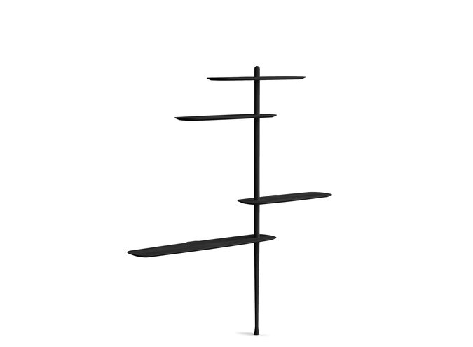 Floor shelving 'Unica 8' - Black