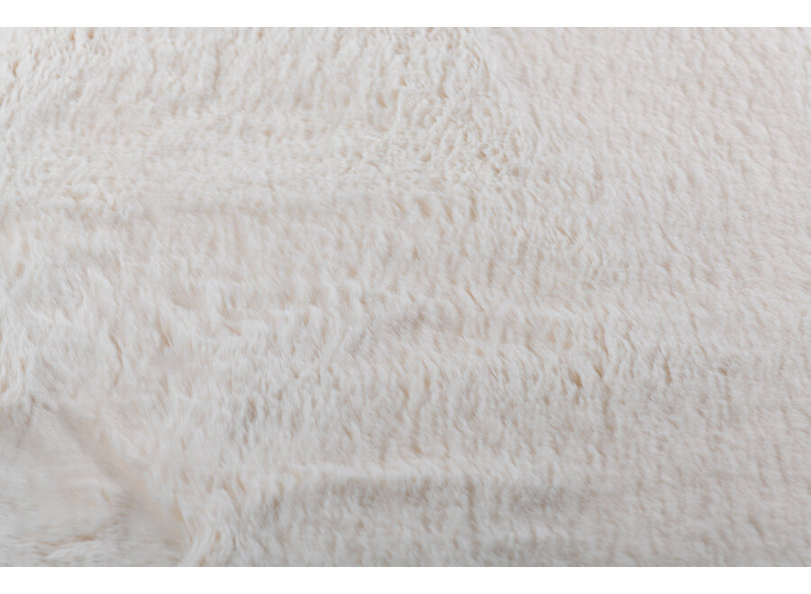 Runder Teppich 'Cosmo' Supersoft Ivory