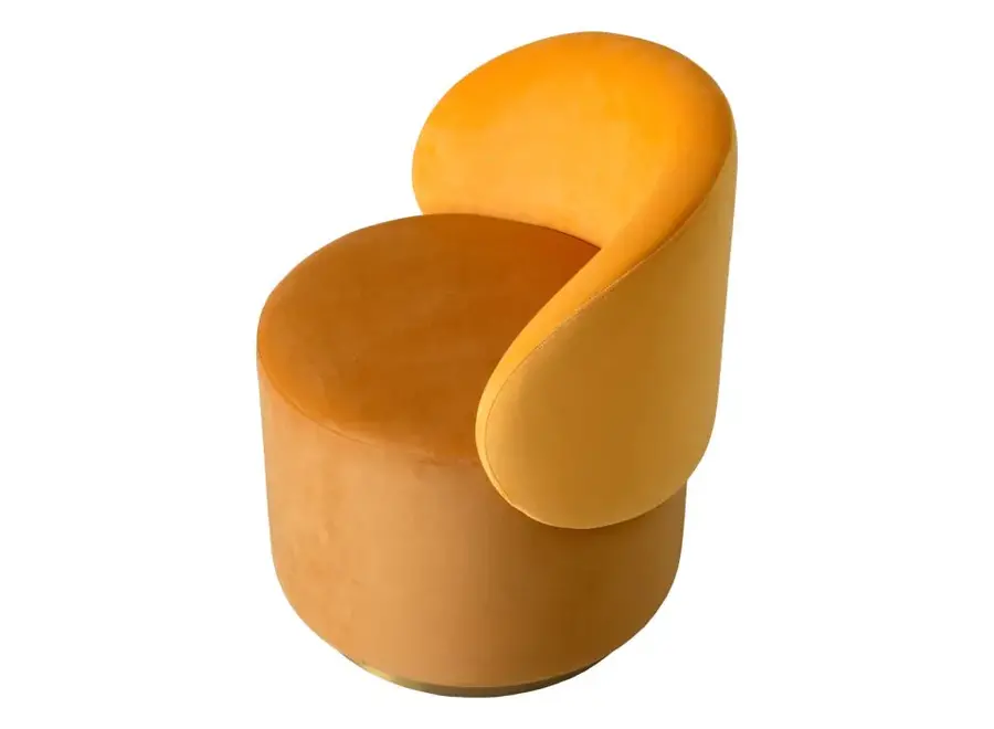 Low Chaise de salle à manger 'Greer' - Yellow