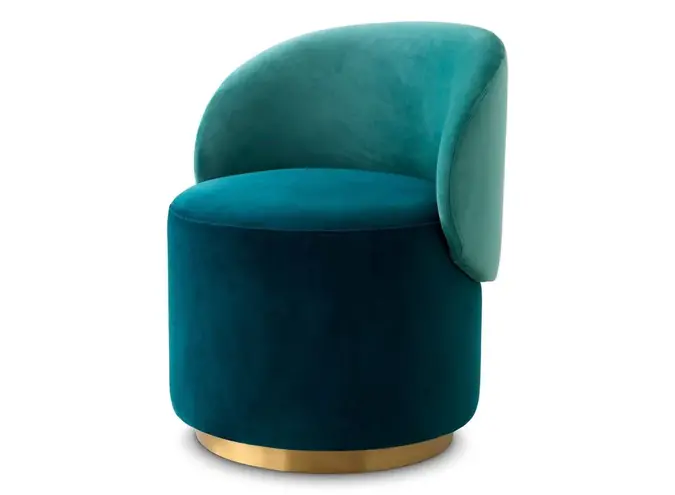 Low Dining Chair Greer - Turquoise