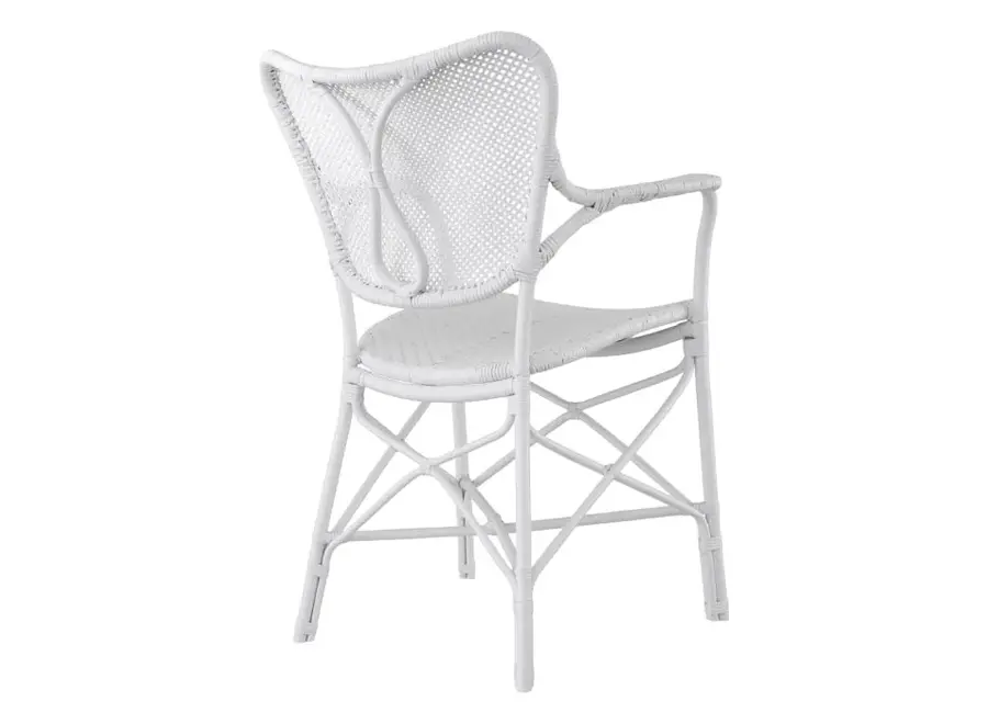 Dining Chair 'Colony'  - With arm  - White