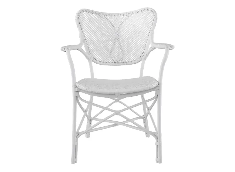 Dining Chair 'Colony'  - With arm  - White