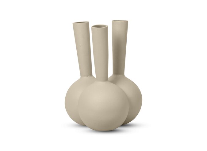 Vase en corne '3 mouth' Sand