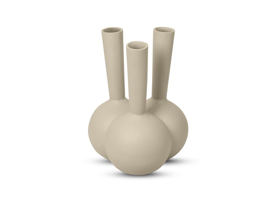 Vase en corne '3 mouth' Sand
