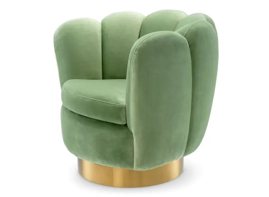 Chaise pivotante 'Mirage' - Savona Pistache Green